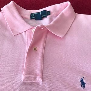 Men’s XL pink Ralph Lauren shirt sleeve polo